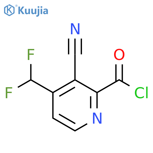 3-Cyano-4-(difluoromethyl)picolinoyl chloride structure