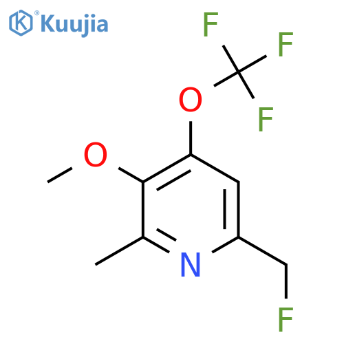 6-(Fluoromethyl)-3-methoxy-2-methyl-4-(trifluoromethoxy)pyridine structure