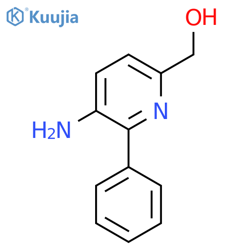 3-Amino-2-phenylpyridine-6-methanol structure