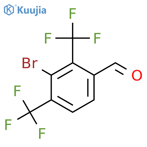 2,4-Bis(trifluoromethyl)-3-bromobenzaldehyde structure
