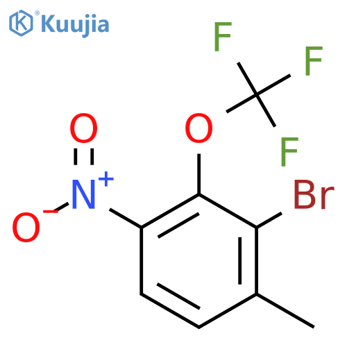 2-Bromo-4-nitro-3-(trifluoromethoxy)toluene structure