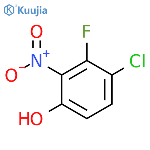 Phenol, 4-chloro-3-fluoro-2-nitro- structure