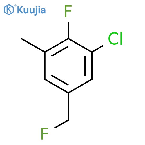 3-Chloro-2-fluoro-5-(fluoromethyl)toluene structure