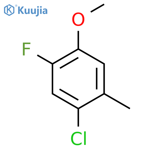 4-Chloro-2-fluoro-5-methylanisole structure