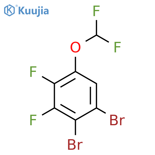 1,2-Dibromo-3,4-difluoro-5-(difluoromethoxy)benzene structure