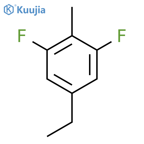 2,6-Difluoro-4-ethyltoluene structure