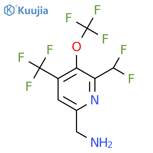 6-(Aminomethyl)-2-(difluoromethyl)-3-(trifluoromethoxy)-4-(trifluoromethyl)pyridine structure