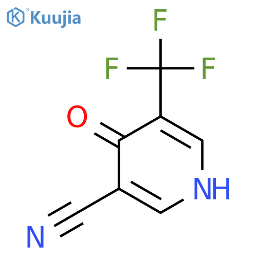 4-Hydroxy-5-(trifluoromethyl)nicotinonitrile structure