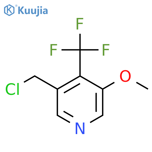 3-Chloromethyl-5-methoxy-4-(trifluoromethyl)pyridine structure