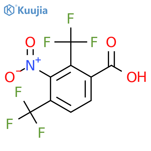 2,4-Bis(trifluoromethyl)-3-nitrobenzoic acid structure