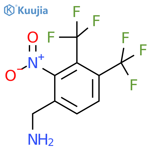 3,4-Bis(trifluoromethyl)-2-nitrobenzylamine structure