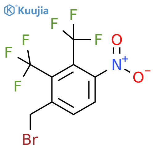 2,3-Bis(trifluoromethyl)-4-nitrobenzyl bromide structure