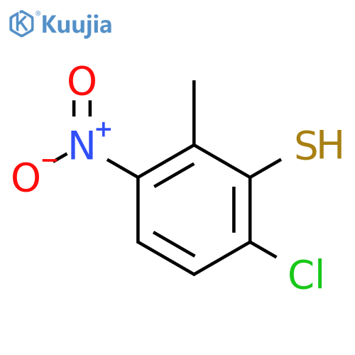 6-Chloro-2-methyl-3-nitrothiophenol structure