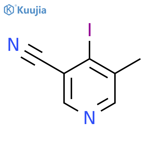 4-Iodo-5-methylnicotinonitrile structure