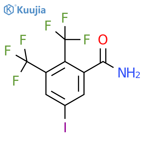 2,3-Bis(trifluoromethyl)-5-iodobenzamide structure