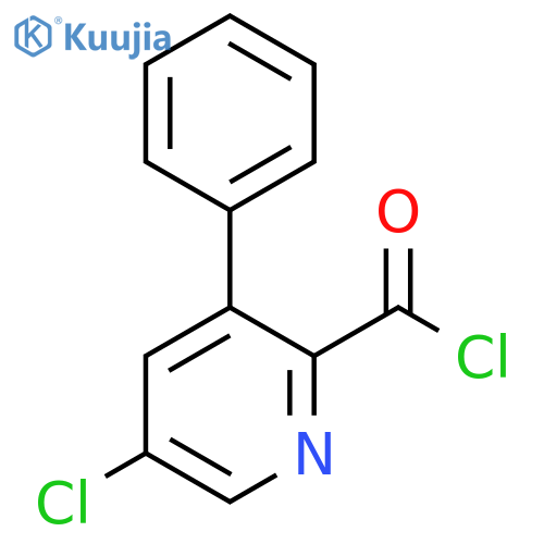 5-Chloro-3-phenylpyridine-2-carbonyl chloride structure