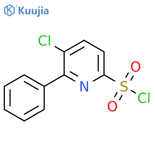 3-Chloro-2-phenylpyridine-6-sulfonyl chloride structure