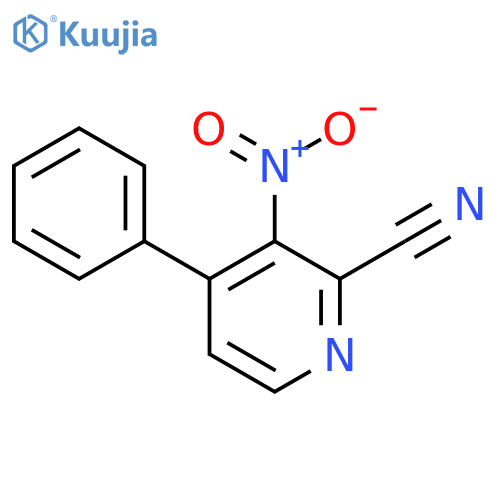 3-Nitro-4-phenylpicolinonitrile structure
