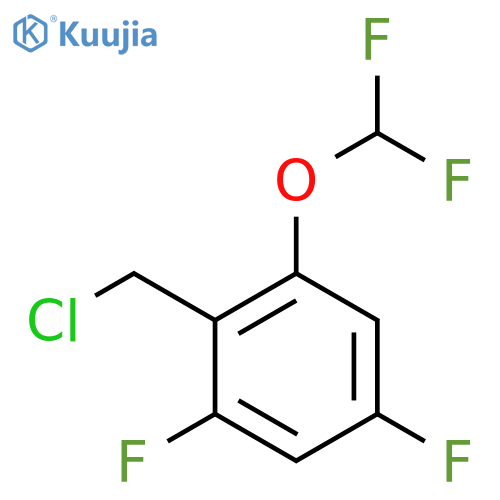 2,4-Difluoro-6-(difluoromethoxy)benzyl chloride structure
