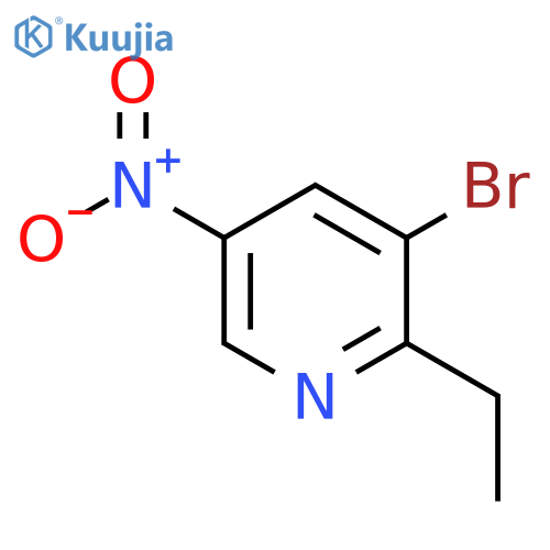 3-Bromo-2-ethyl-5-nitropyridine structure
