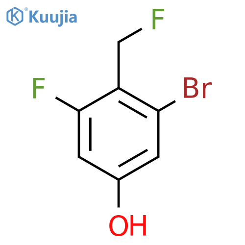 3-Bromo-5-fluoro-4-(fluoromethyl)phenol structure
