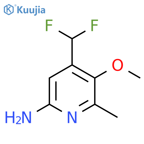 6-Amino-4-(difluoromethyl)-3-methoxy-2-methylpyridine structure