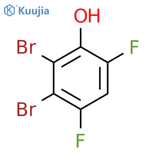 2,3-Dibromo-4,6-difluorophenol structure