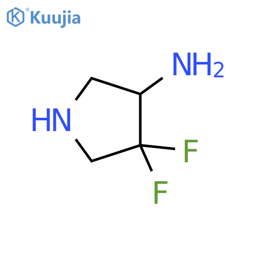 3-Pyrrolidinamine, 4,4-difluoro- structure