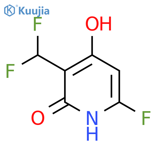 3-(Difluoromethyl)-2,4-dihydroxy-6-fluoropyridine structure
