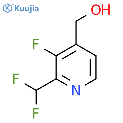 2-(Difluoromethyl)-3-fluoropyridine-4-methanol structure