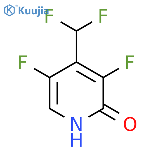 3,5-Difluoro-4-(difluoromethyl)-2-hydroxypyridine structure