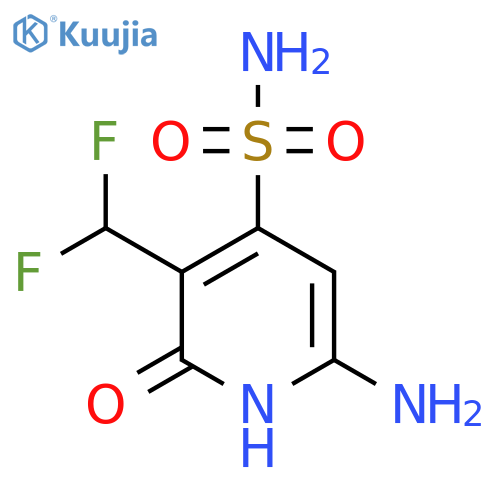 6-Amino-3-(difluoromethyl)-2-hydroxypyridine-4-sulfonamide structure