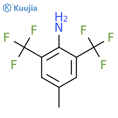 2,6-Bis(trifluoromethyl)-4-methylaniline structure