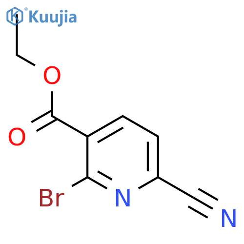 Ethyl 2-bromo-6-cyanonicotinate structure