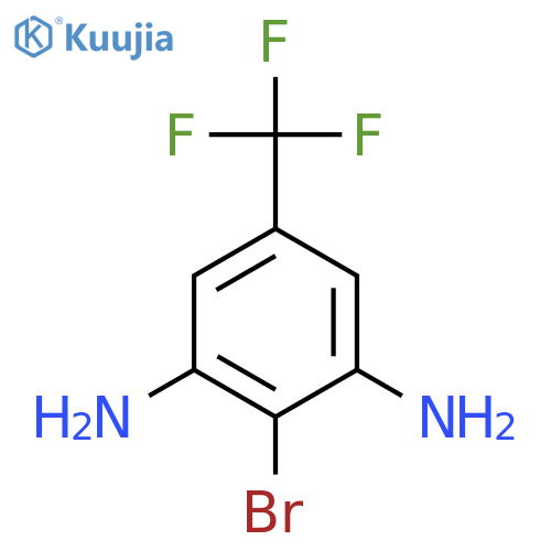 1-Bromo-2,6-diamino-4-(trifluoromethyl)benzene structure
