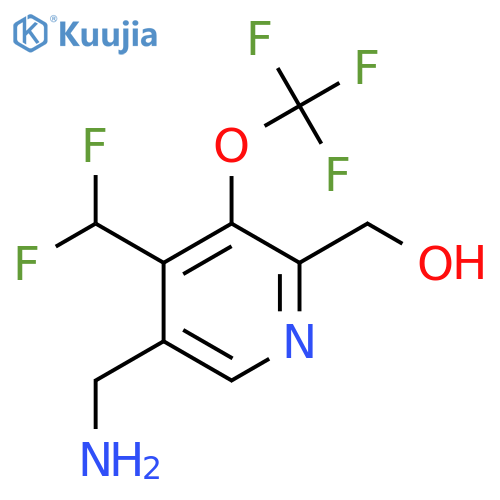 5-(Aminomethyl)-4-(difluoromethyl)-3-(trifluoromethoxy)pyridine-2-methanol structure