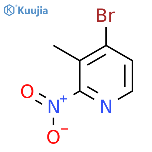4-Bromo-3-methyl-2-nitropyridine structure