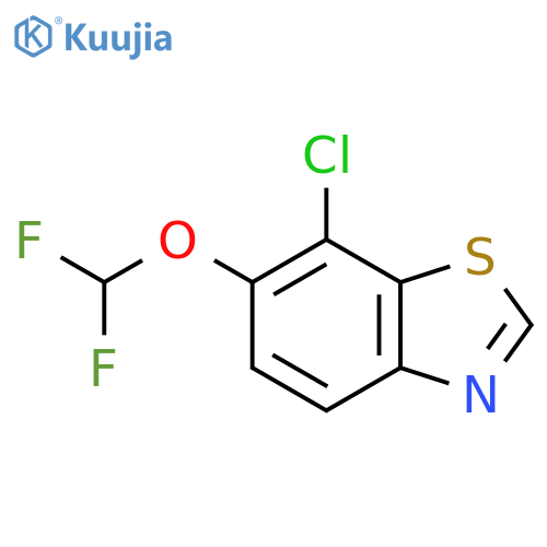 7-Chloro-6-(difluoromethoxy)benzothiazole structure