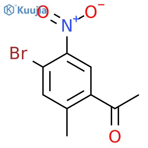 4'-Bromo-2'-methyl-5'-nitroacetophenone structure