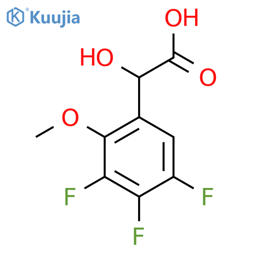 2-Methoxy-3,4,5-trifluoromandelic acid structure