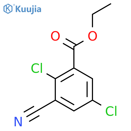 Ethyl 3-cyano-2,5-dichlorobenzoate structure