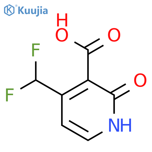 4-(Difluoromethyl)-2-hydroxypyridine-3-carboxylic acid structure