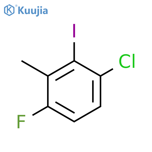 3-Chloro-6-fluoro-2-iodotoluene structure