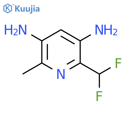 3,5-Diamino-2-(difluoromethyl)-6-methylpyridine structure