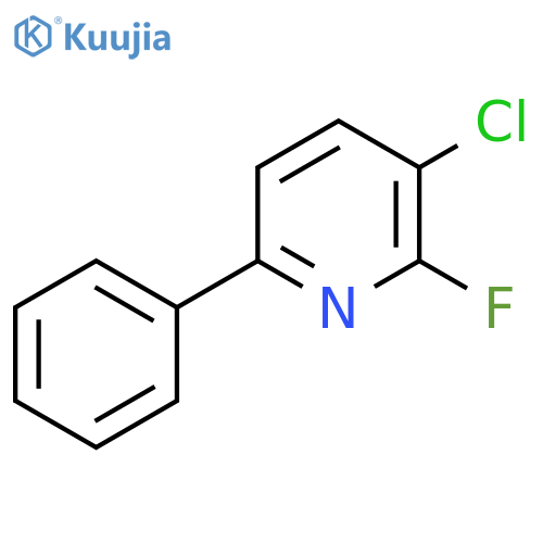 3-Chloro-2-fluoro-6-phenylpyridine structure