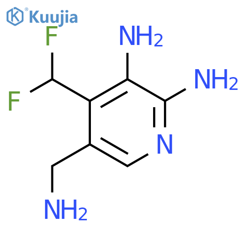 5-(Aminomethyl)-2,3-diamino-4-(difluoromethyl)pyridine structure
