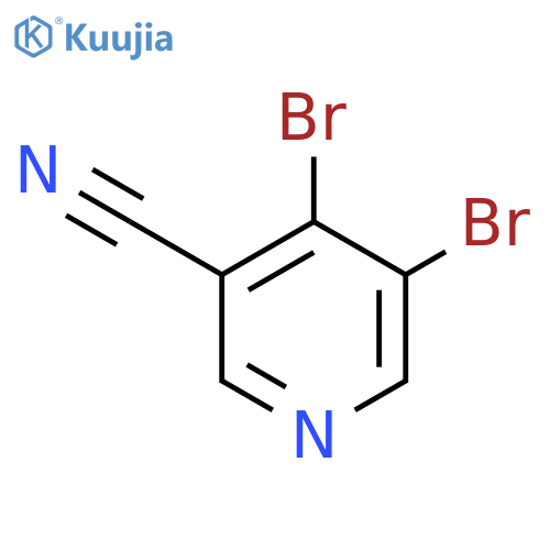 4,5-Dibromonicotinonitrile structure