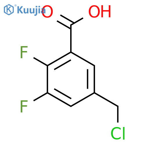 5-Chloromethyl-2,3-difluorobenzoic acid structure