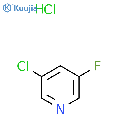 3-Chloro-5-fluoropyridine hydrochloride structure