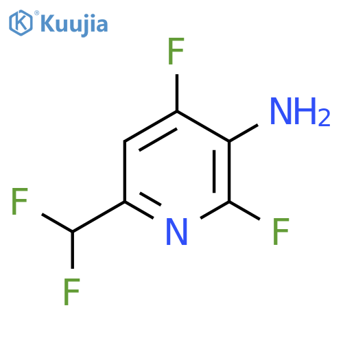 3-Amino-2,4-difluoro-6-(difluoromethyl)pyridine structure